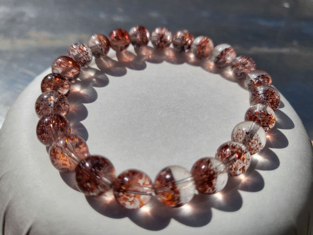 レピドクロサイトインクォーツ 約8mm ブレスレット