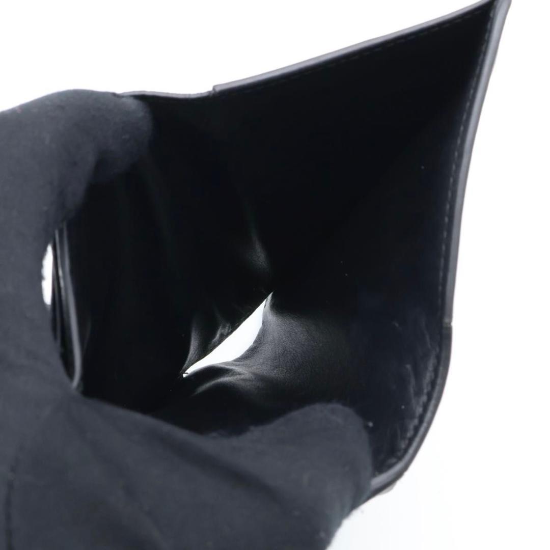 【極美品】BOTTEGAVENETA カセット 二つ折り財布 黒 RFID