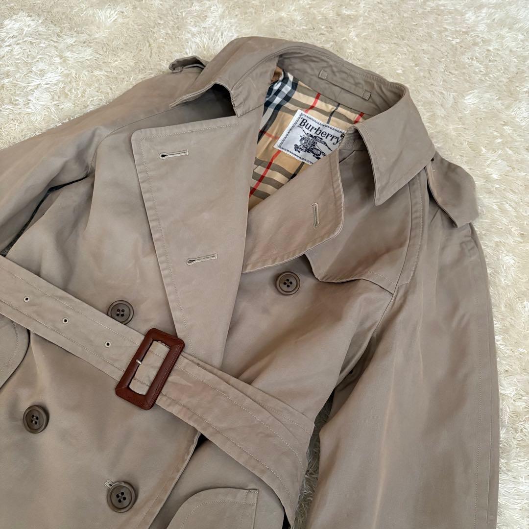 バーバリー　トレンチコートノバチェック ベルト S相当