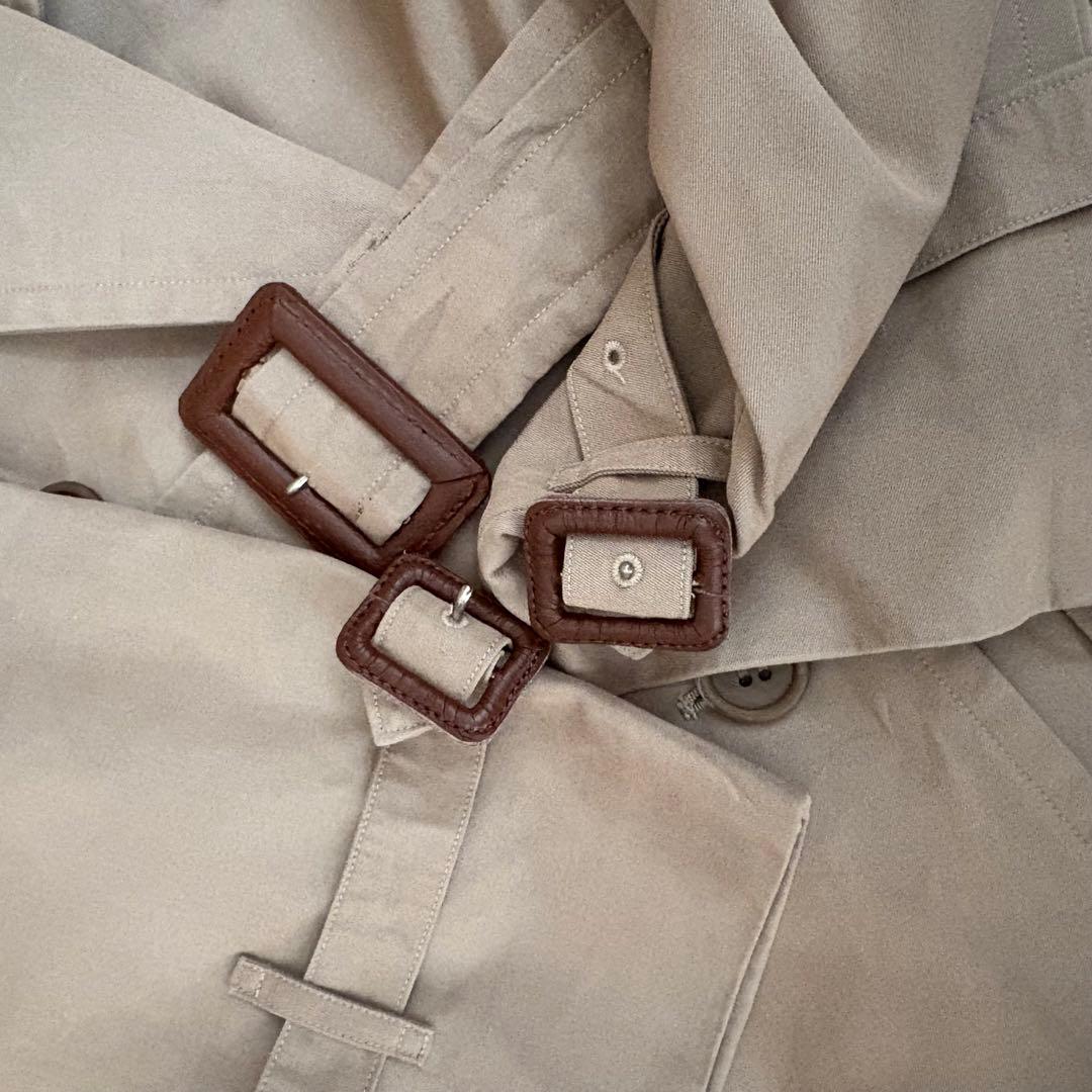 バーバリー　トレンチコートノバチェック ベルト S相当