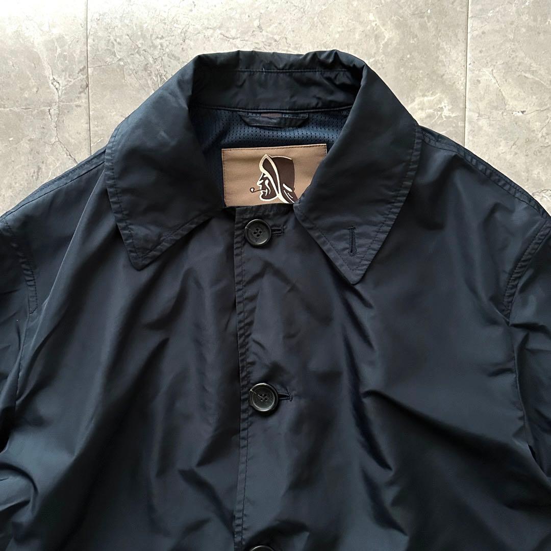 Sealup ナイロン ステンカラーコート サイズM 48 ネイビー シーラップ