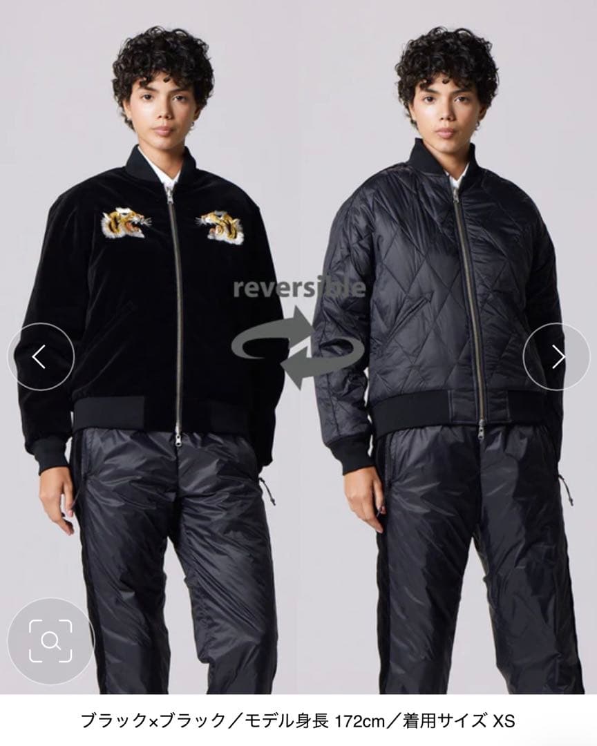 TAION ジャパンスペシャル リバーシブル スカジャン ダウンジャケット