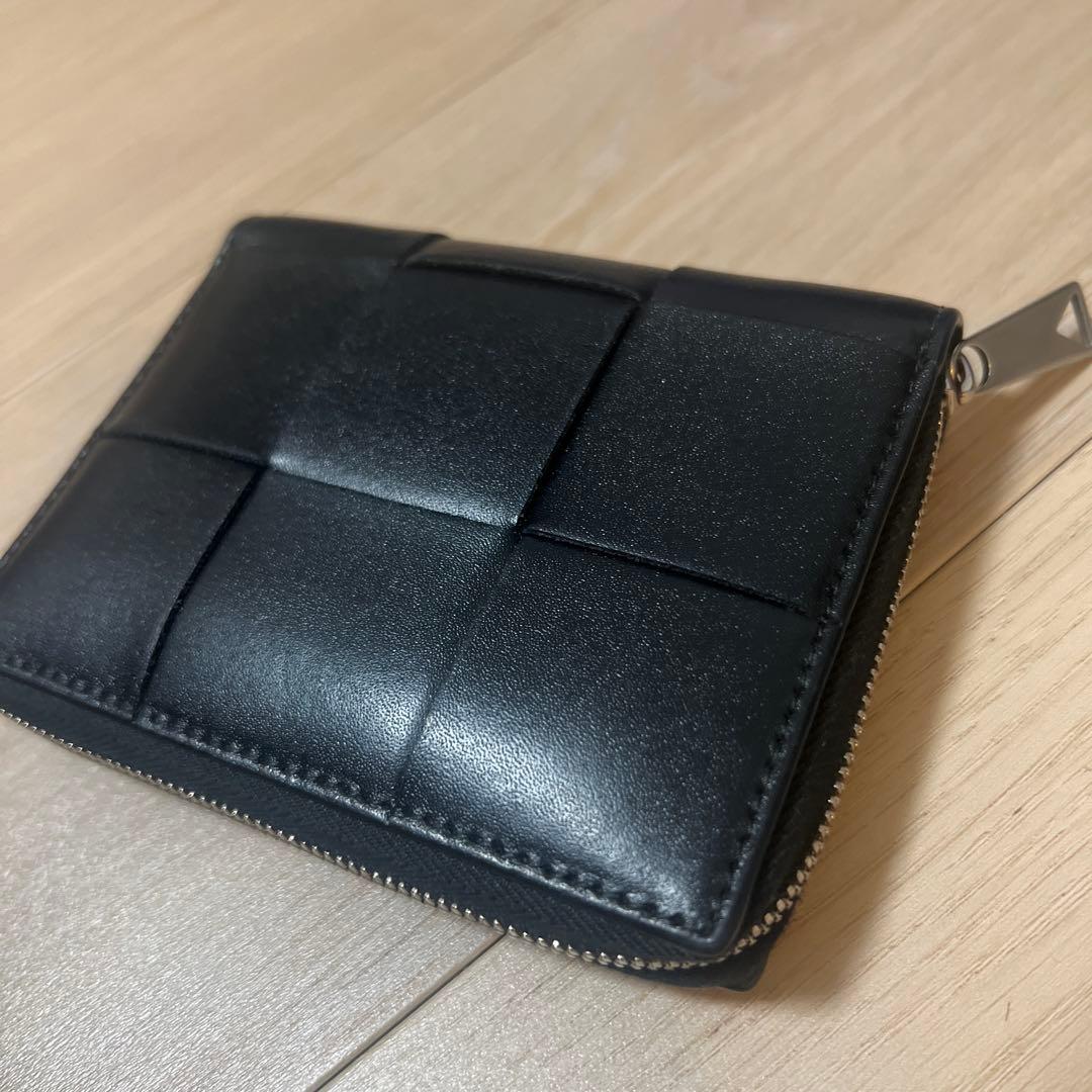 超美品　BOTTEGA VENETA カセットジップアラウンドウォレット　財布