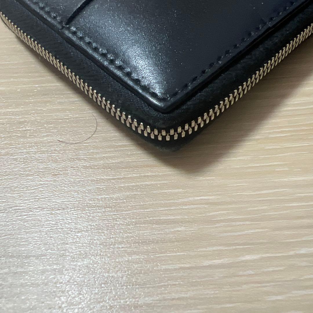 超美品　BOTTEGA VENETA カセットジップアラウンドウォレット　財布