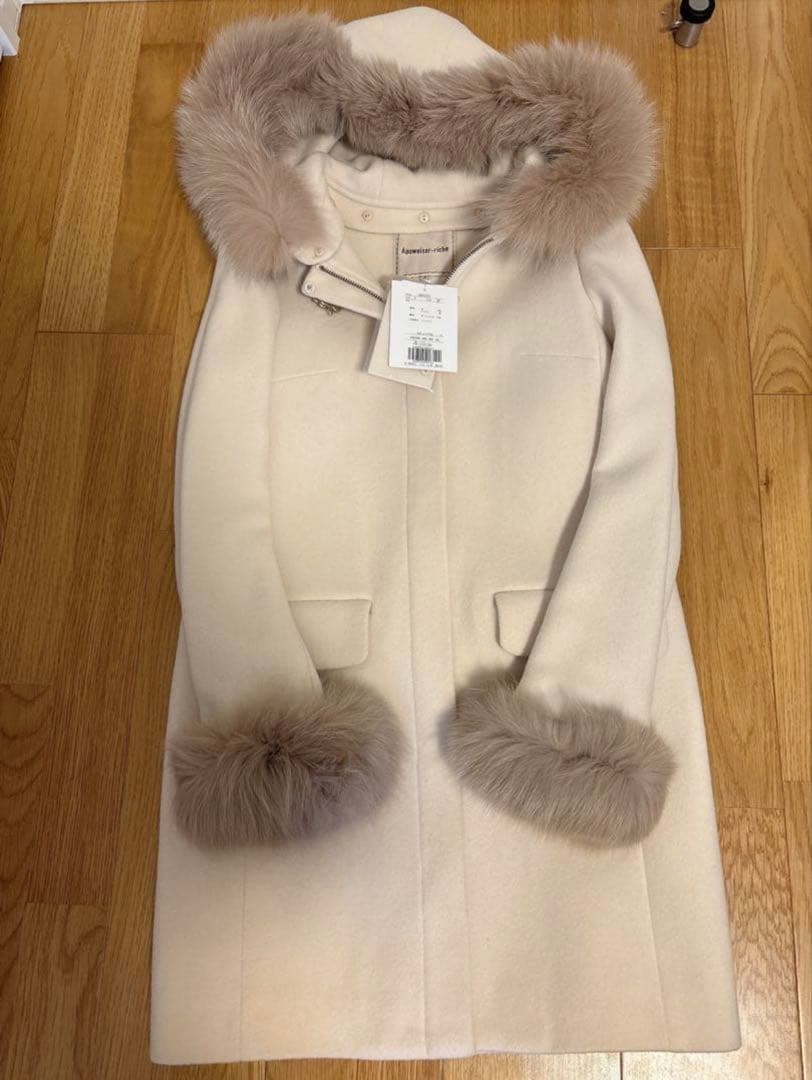Apuweiser-riche ファー付きロングコート サイズ0 5wayコート