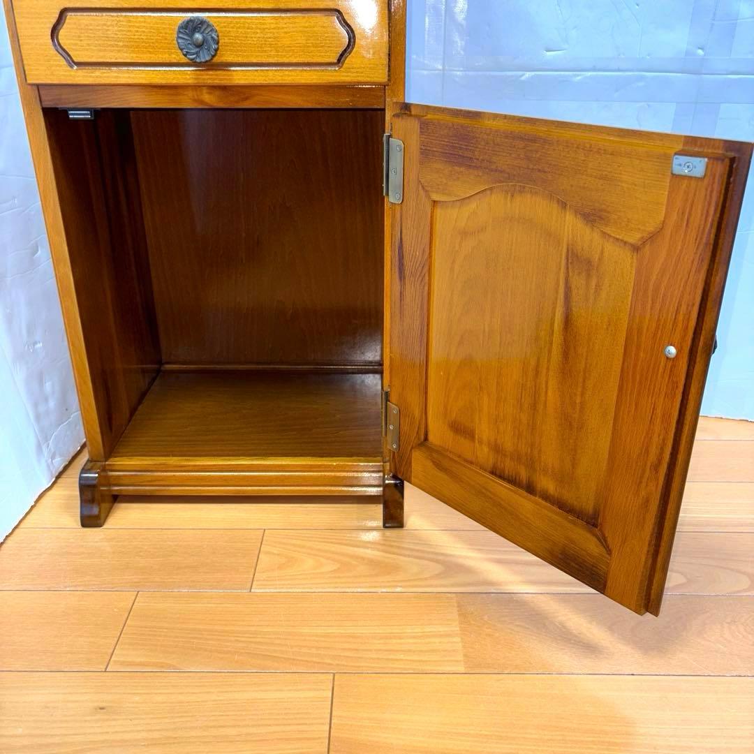 カリモク コロニアル ヴィンテージ 電話台 花台 飾台 オブジェ台