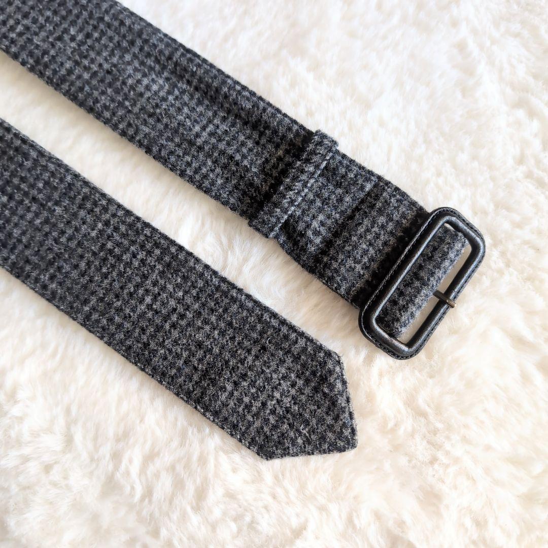 美品 シップス ロロピアーナ 防水 防風 千鳥格子 トレンチコート S グレー