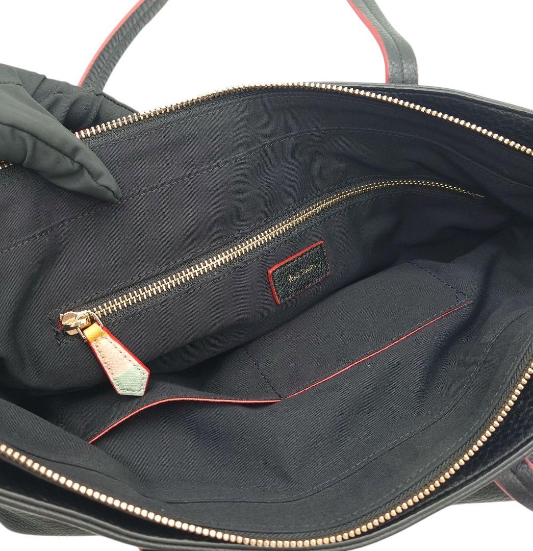 【極美品】ポールスミス　レザー トートバッグ マルチカラー 　メンズ　レディース