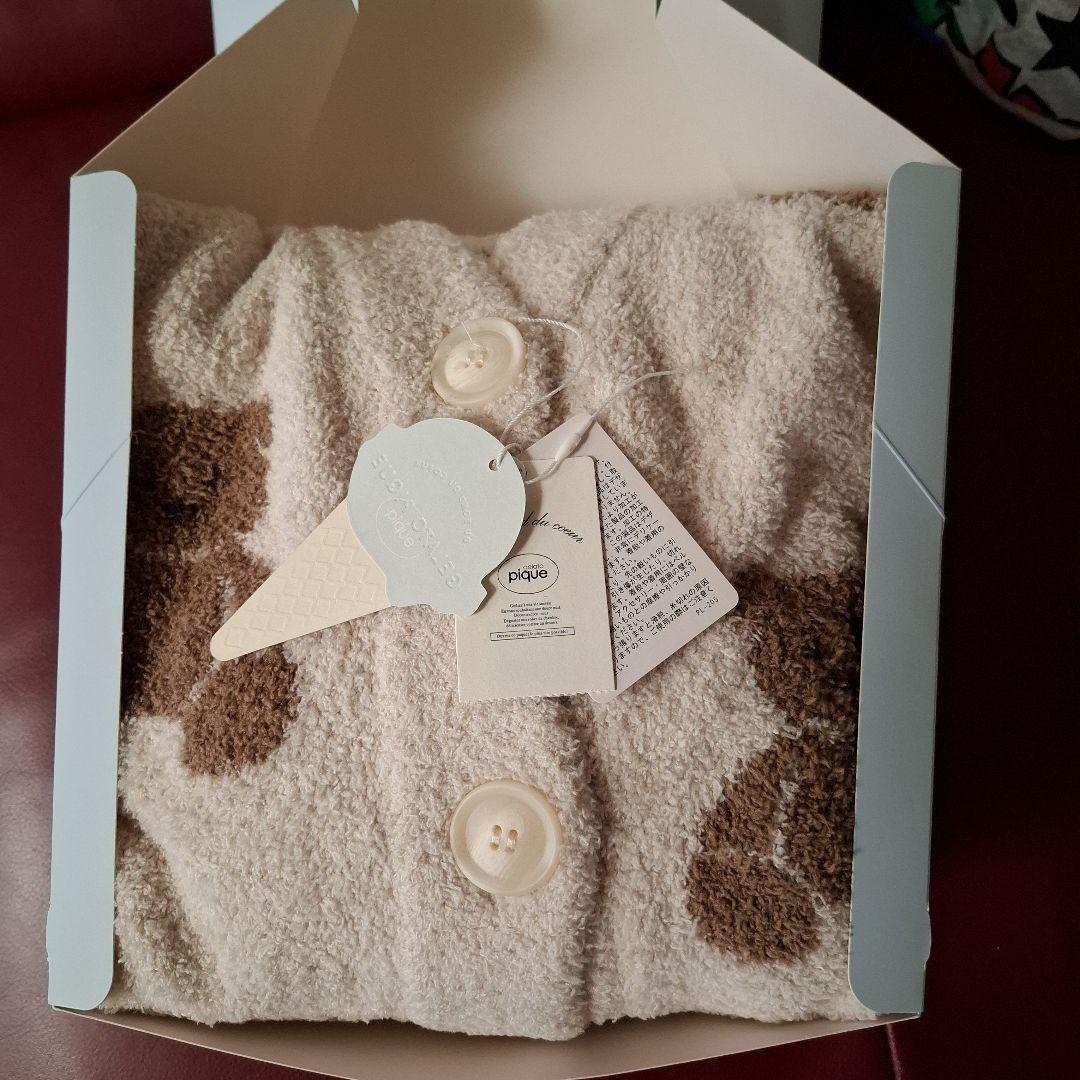 ★ジェラートピケ　ベア⋅ジャガードカーディガン★【ki】