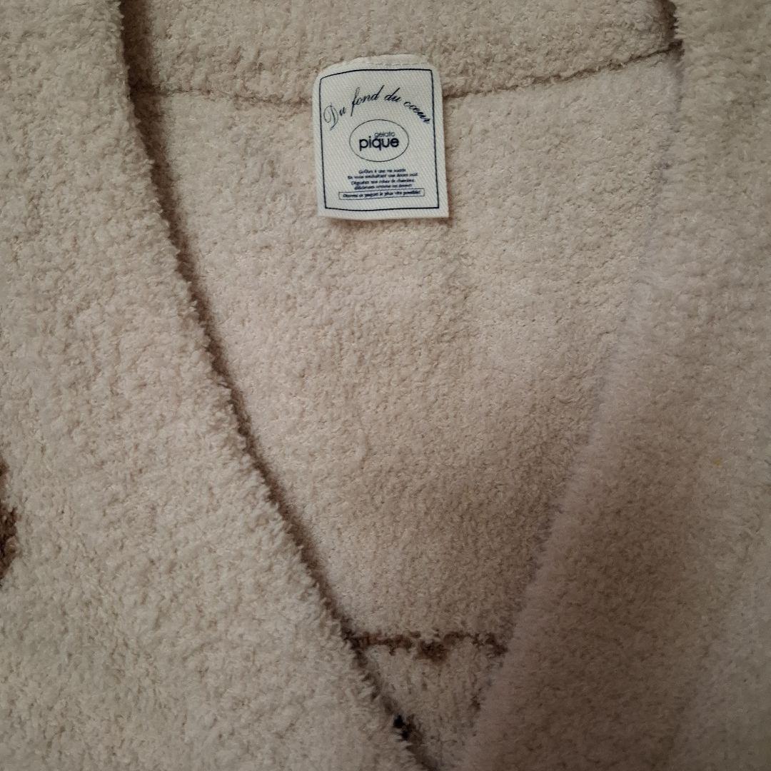 ★ジェラートピケ　ベア⋅ジャガードカーディガン★【ki】