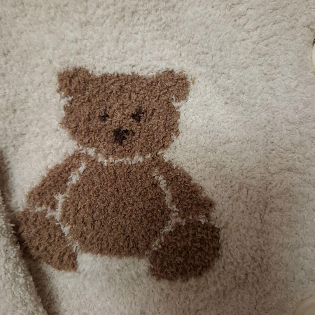 ★ジェラートピケ　ベア⋅ジャガードカーディガン★【ki】