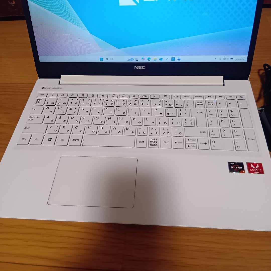 NEC ノートパソコン　LAVIE NS600/R メモリ20GB