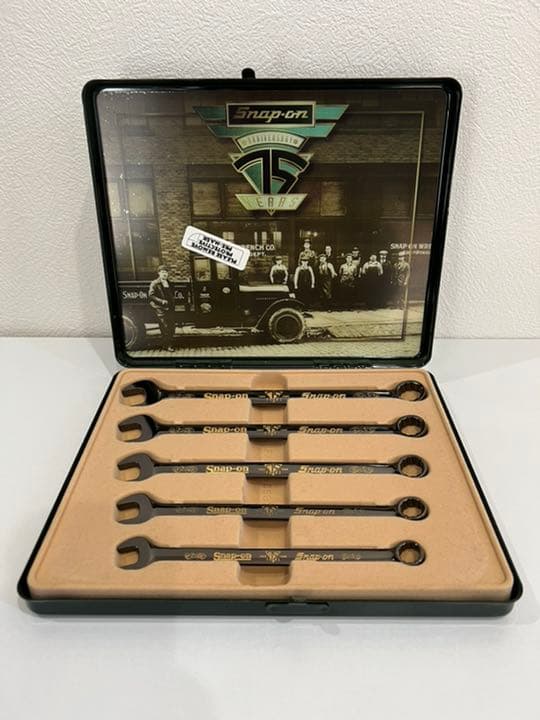スナップオン工具75周年 コレクターエディションレンチ 5本セット限定レア希少