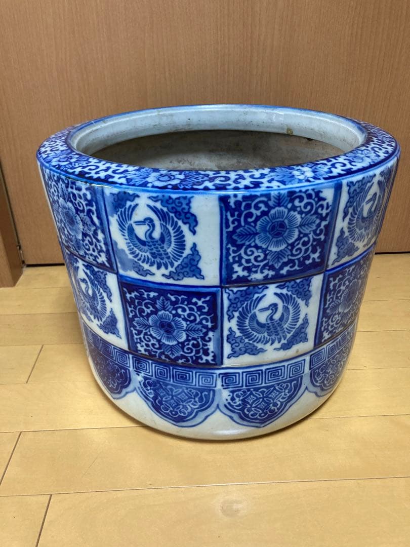 【骨董品年代物】　明治時代大火鉢