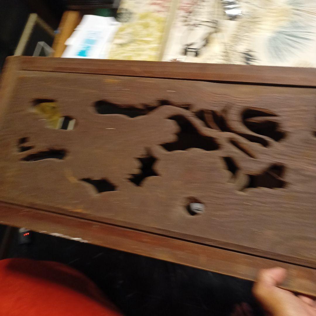 天女　欄間　大型　彫刻　木彫　女神　神様　龍　雲　和柄　現状品