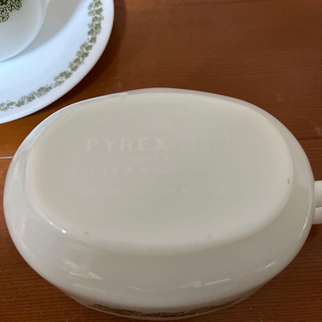 大量セット★オールドパイレックス スプリングブロッサム プレート クリーマー