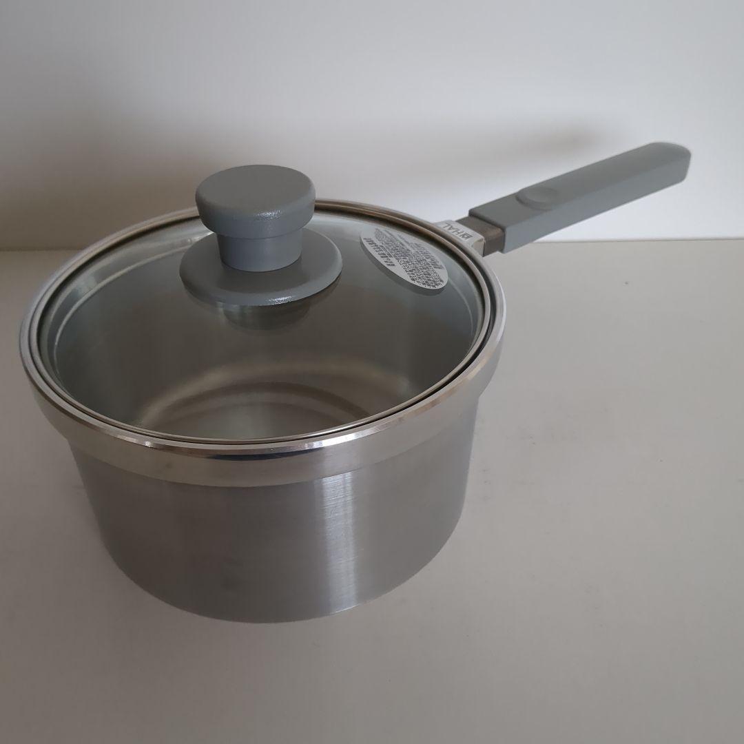 HAL 無水鍋 片手鍋　16.5cm　蓋付き　IH対応　ご飯鍋　 アルミ製