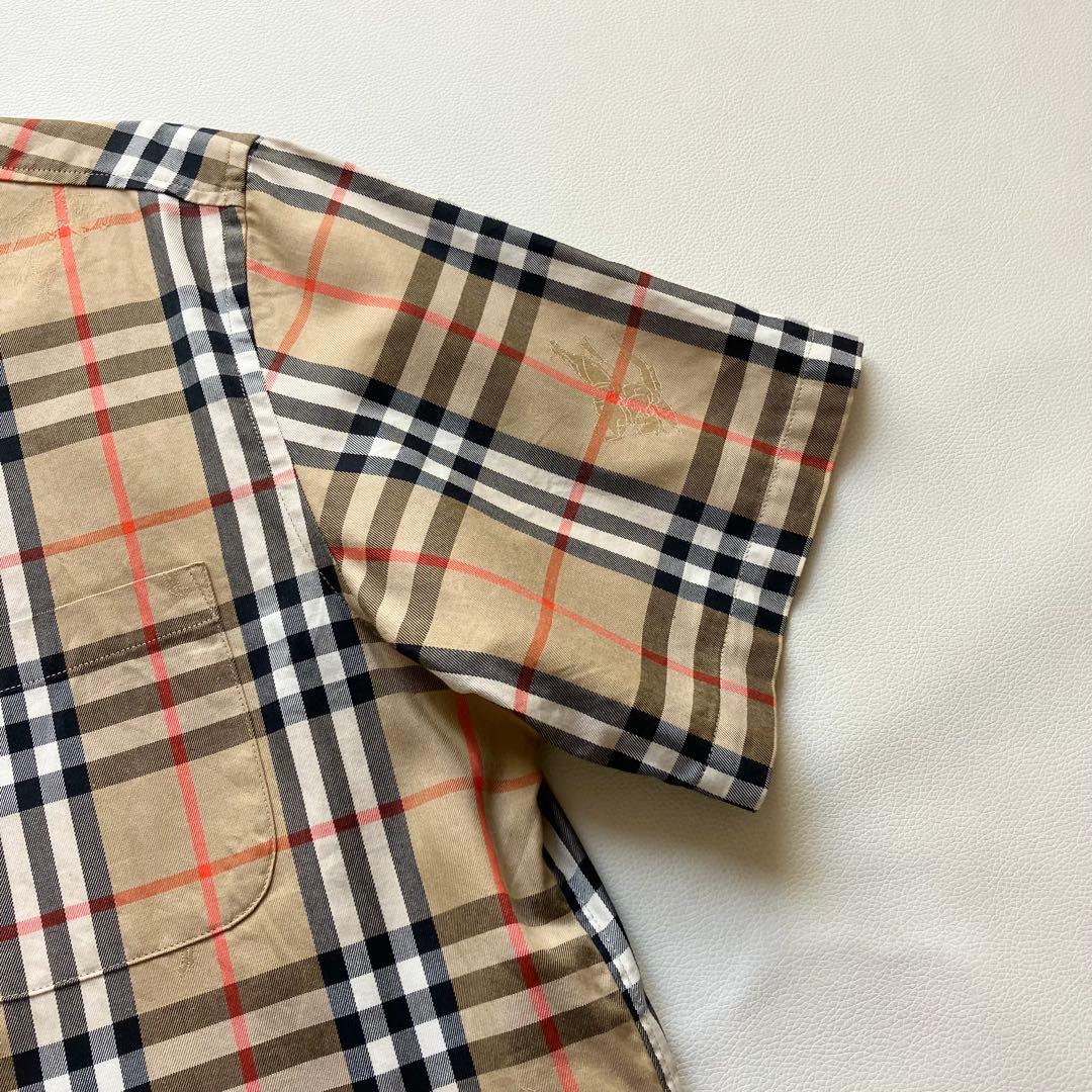 美品　BURBERRYS シャドーホース　シャツ　ノバチェック　Large