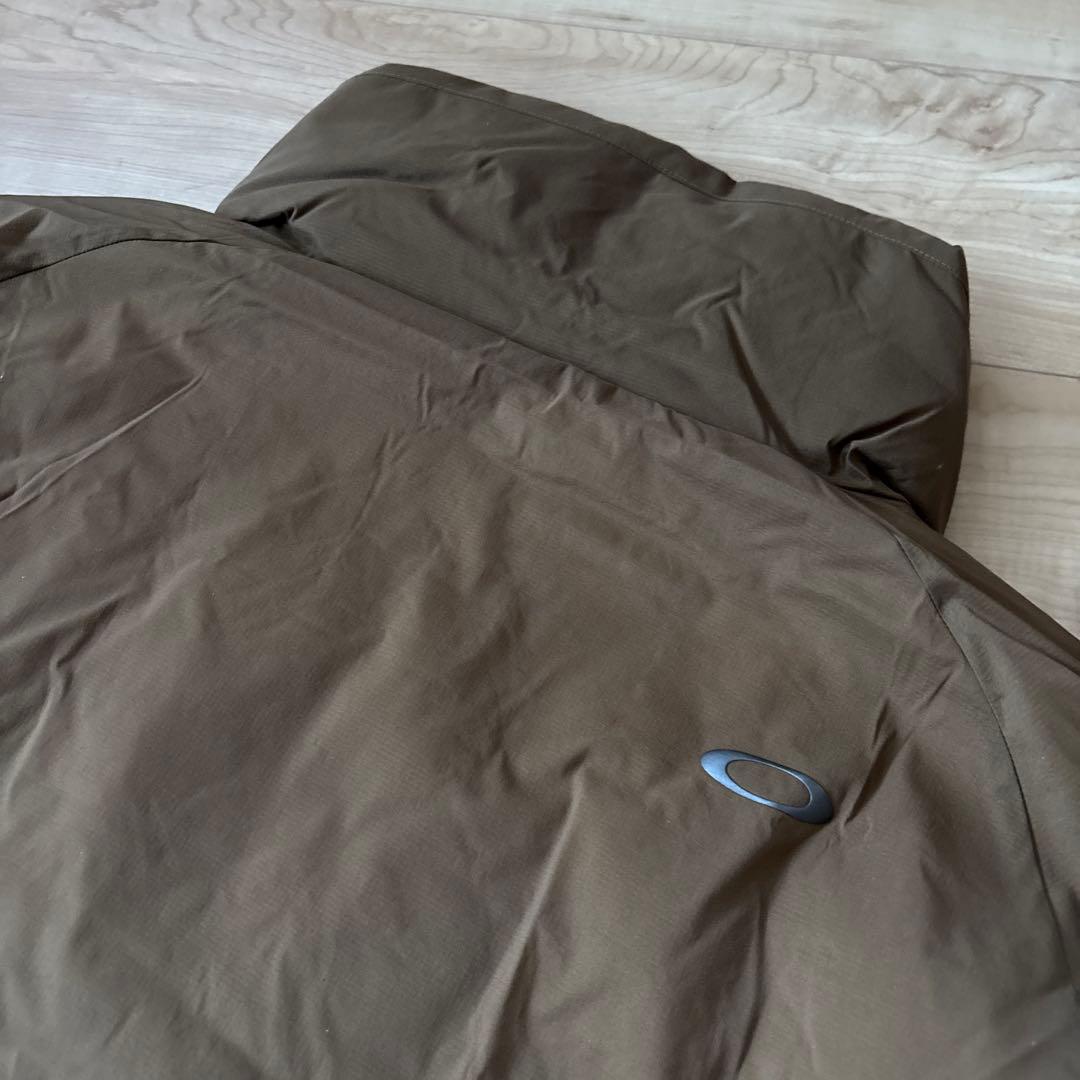新品　オークリー　メンズ　撥水　軽量　中綿アウター　保温　ブラウン　XL