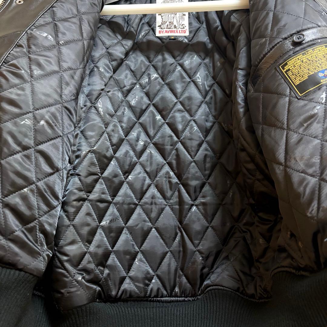 VALLAD × AVIREX レザー バーシティジャケット 【美品】