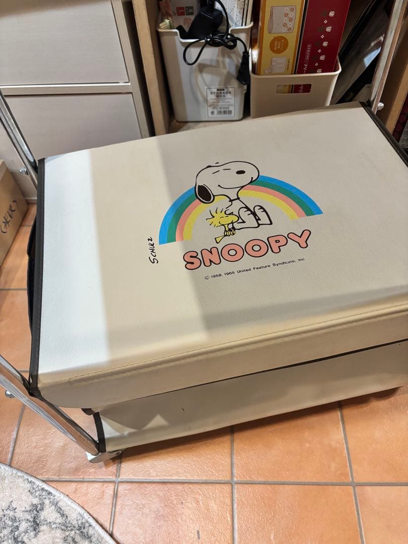 スヌーピー 2段式収納カート　ヴィンテージ　SNOOPY 当時物