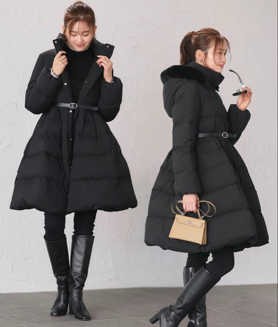 nonkoさま専用 RUIRUE BOUTIQUE エコファーフードダウン