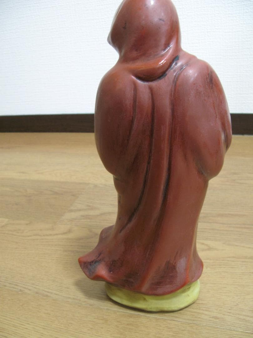 九谷焼/八幡窯/在印/達磨大師/立像/尊像/高さ約33cm 陶磁器/陶芸/ダルマ