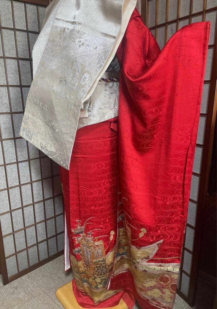 振袖６点セット京友禅金箔仕上げ
