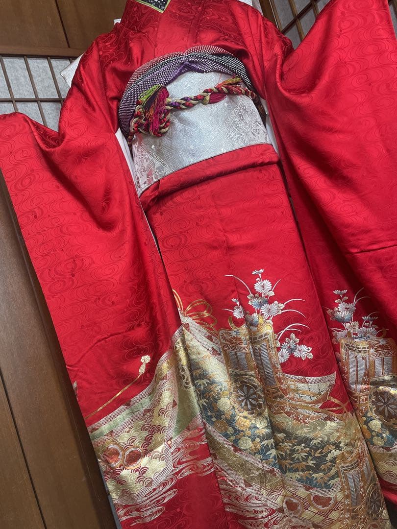 振袖６点セット京友禅金箔仕上げ