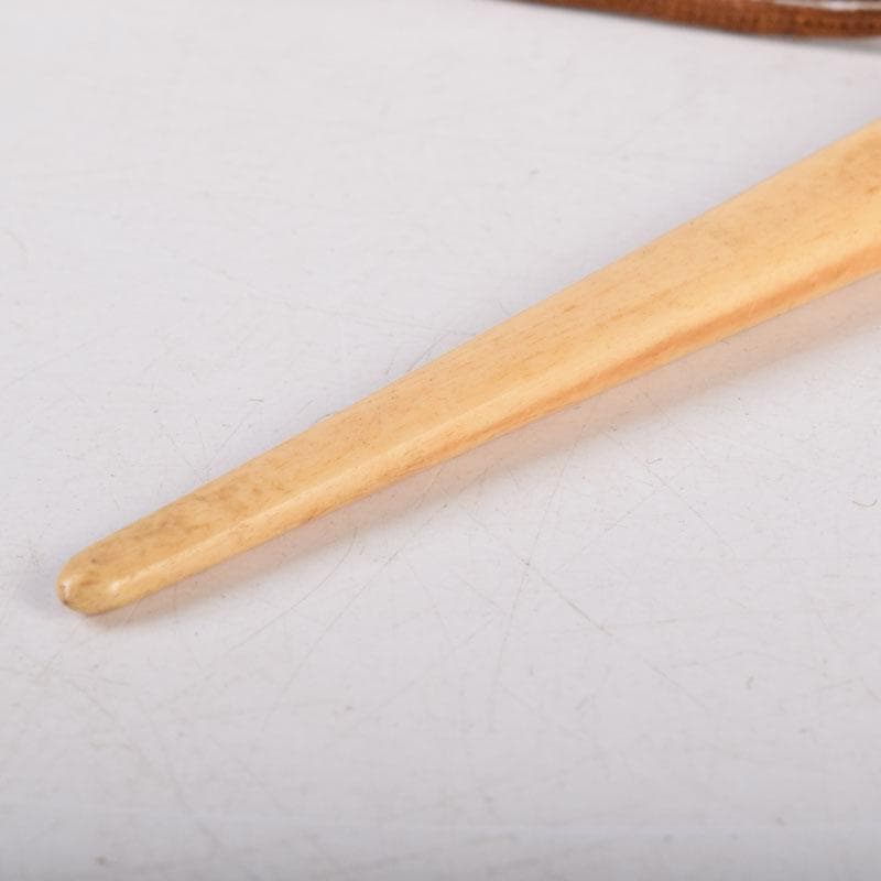 アリーヒローズ　時代提げ物　獣骨製　花刻　根付　簪　C　8548