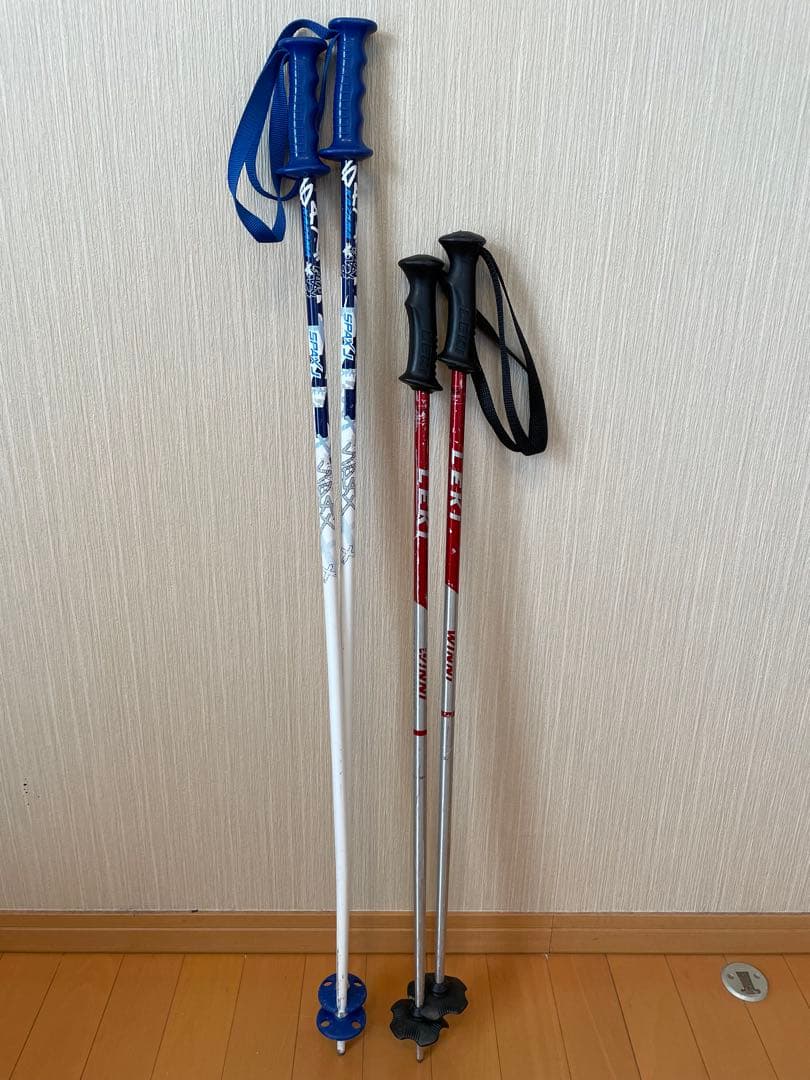 子供用スキーセット　KAZAMA カザマ スキー板 136cm ストック ブーツ