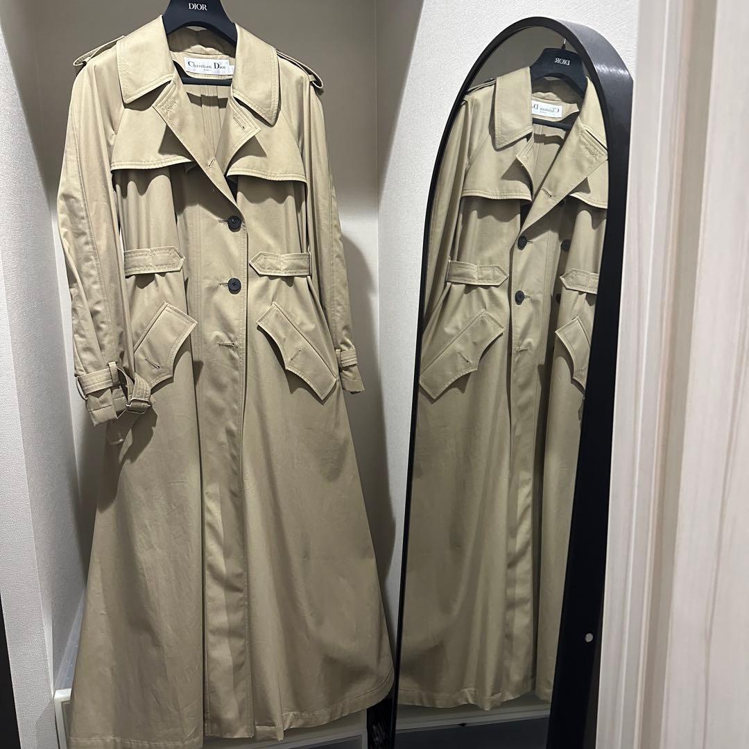 クリスチャンディオール CHRISTIAN DIOR トレンチコート　36
