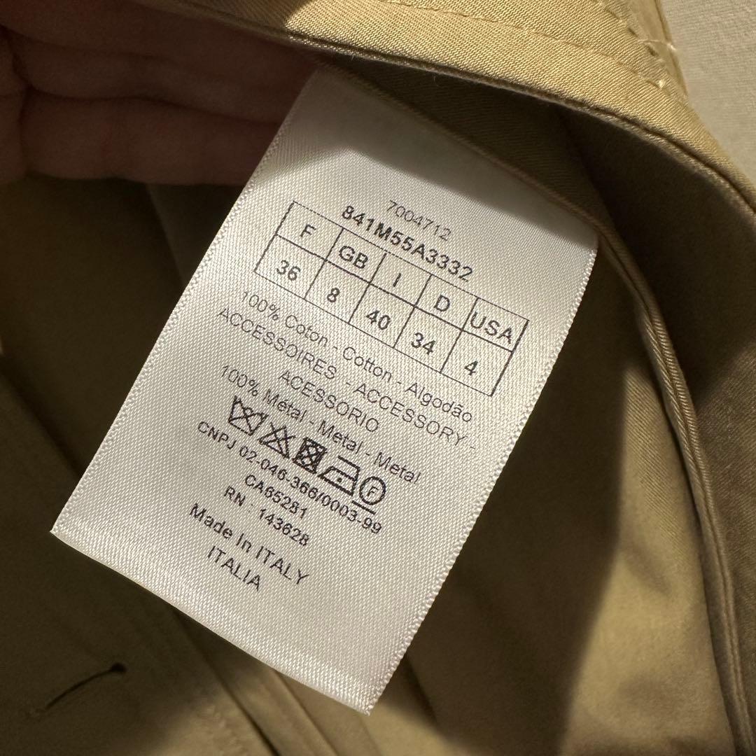 クリスチャンディオール CHRISTIAN DIOR トレンチコート　36