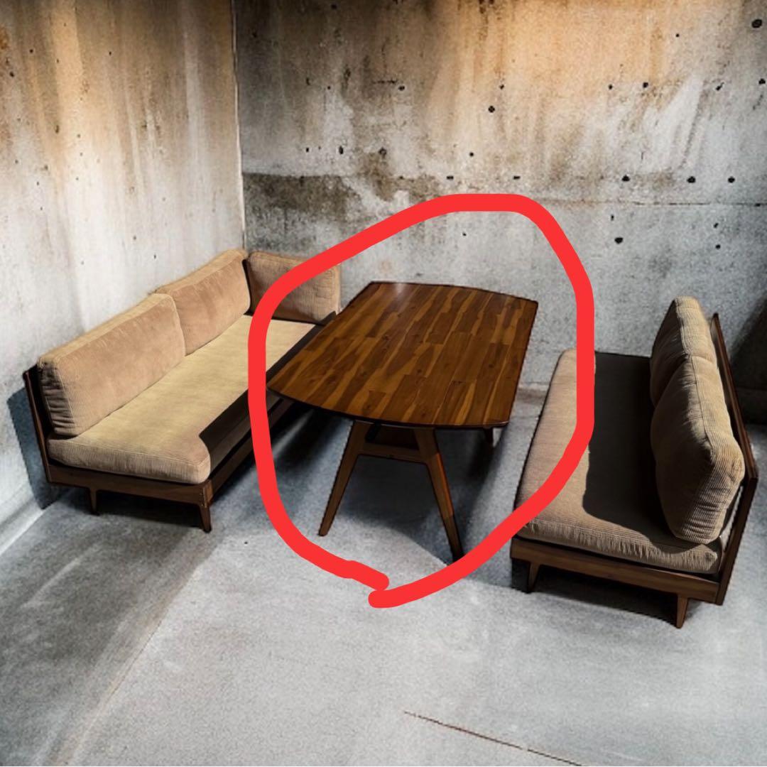 ハルHR825 ②/3 unico SWELLA テーブル　セット販売のみ