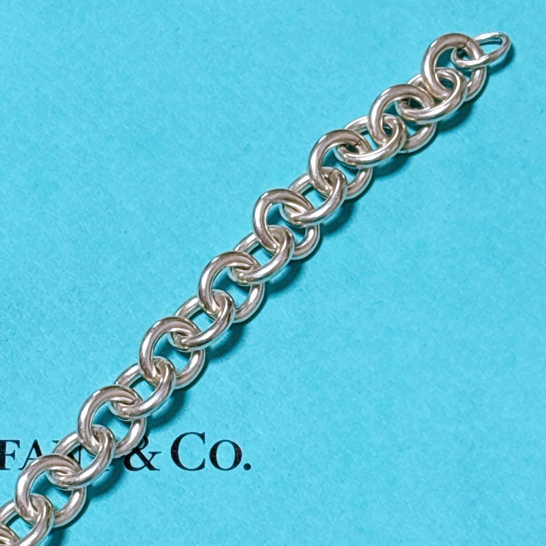 【美品】19.3cm ティファニー ハートタグ ブレスレット SV925