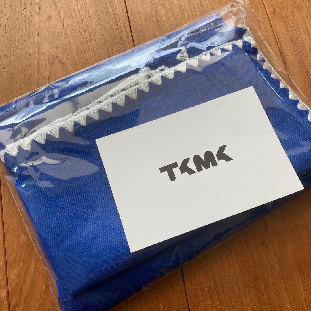 タキマキ　エプロン　ブルー