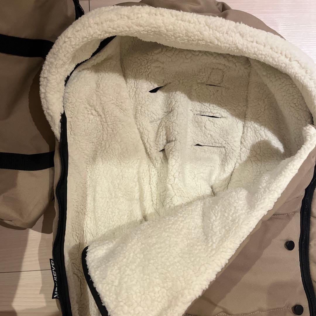 ベビーゼンフットマフ/ベージュ/ベビーカー防寒具