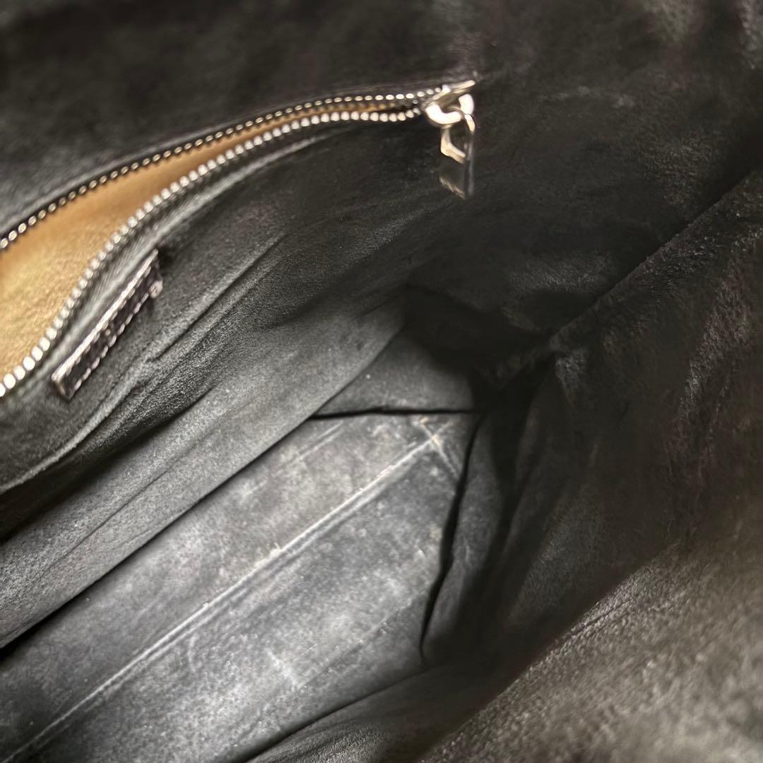 【美品】 HIROFU Hロゴ　レザー トートバッグ　大容量　A4 ユニセックス