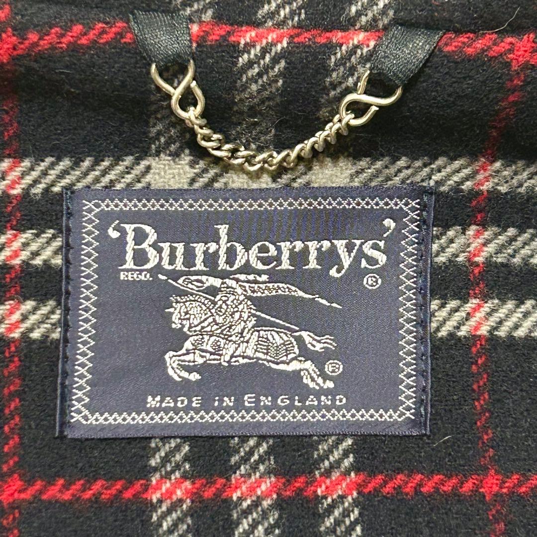 BURBERRY バーバリー　ダッフルコート　ノバチェック　ネイビーフリーサイズ