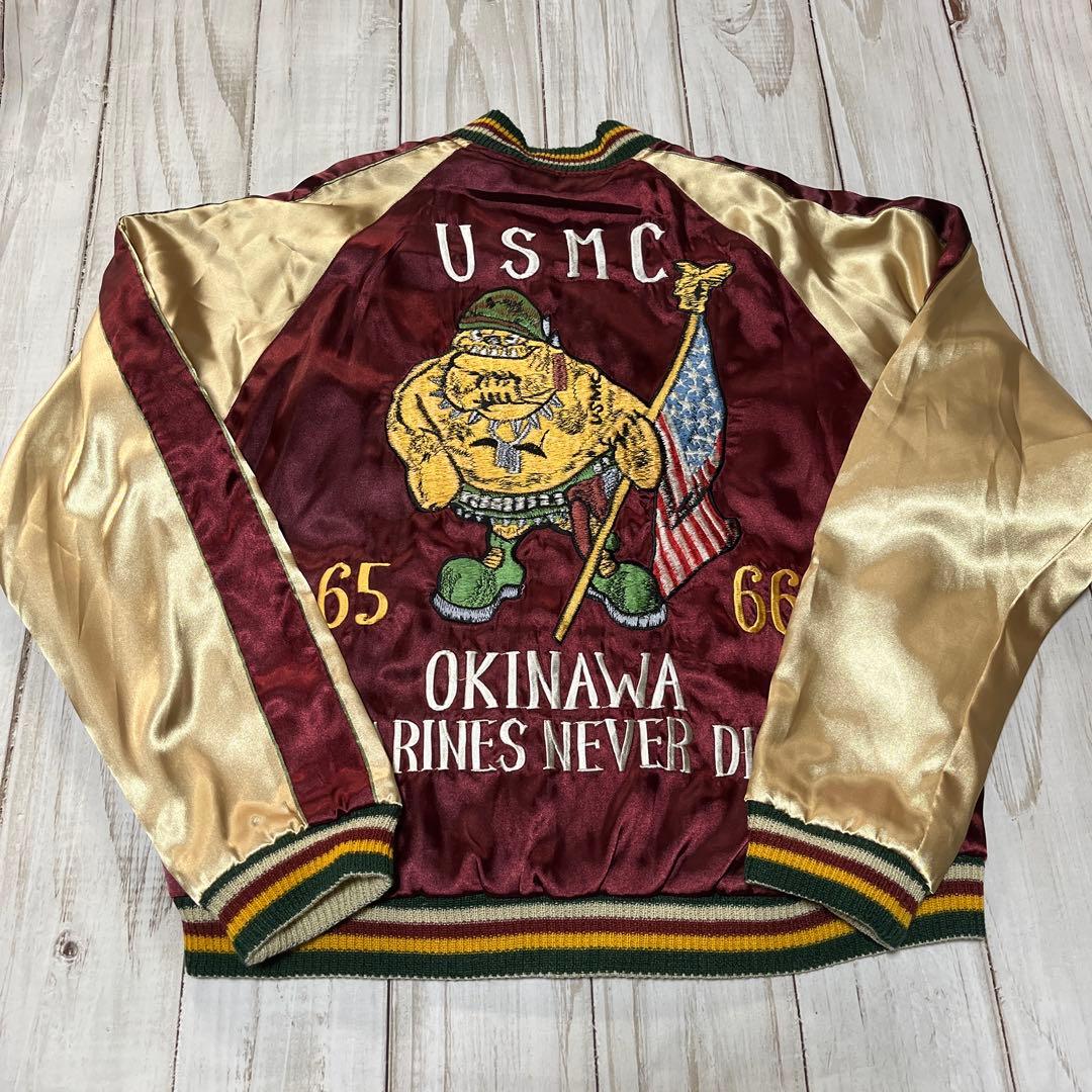 TAILOR TOYO テーラー東洋 サテンスカジャン　2007 鷹 / 沖縄