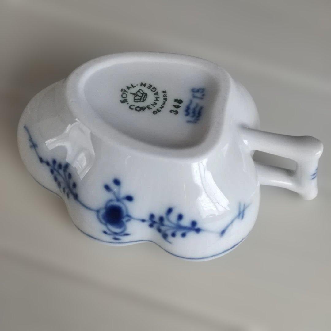 ブル－フルーテッド プレイン スモールリーフディッシュ オープンシュガー