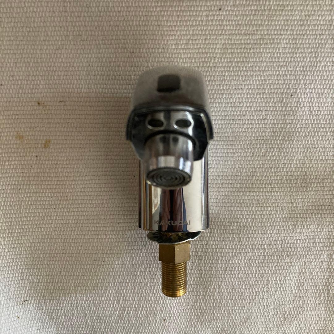 クロームメッキ L字型水栓 1/2インチ 　自動センサー水栓