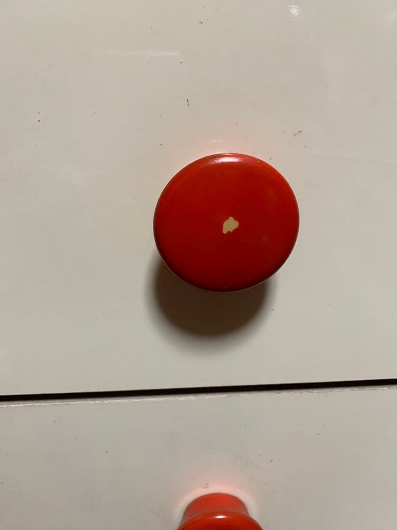 【M043】　昭和レトロ　ポップ　チェスト タンス　赤