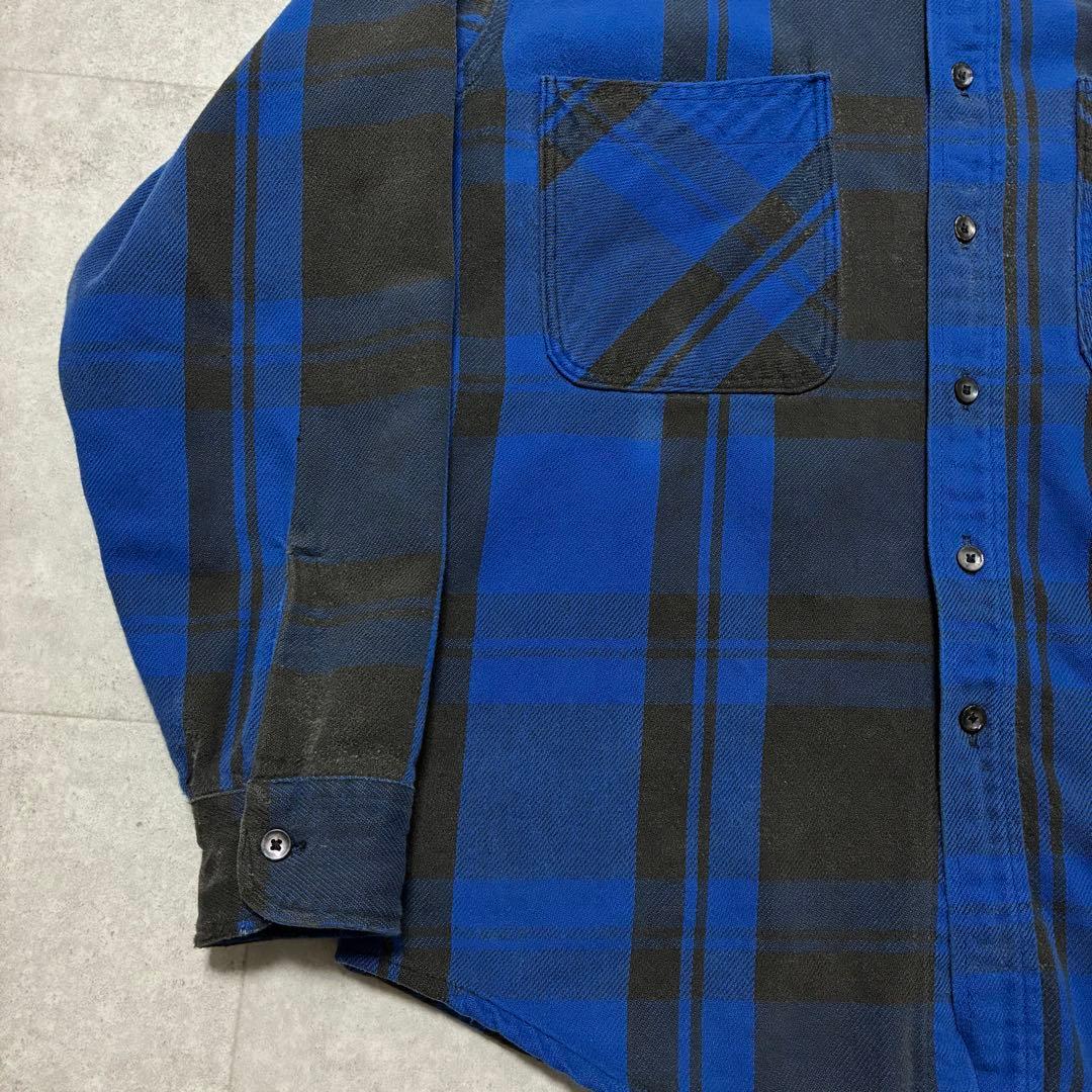 90s USA製 STJOHN'S BAY ネルシャツ BIGMAC