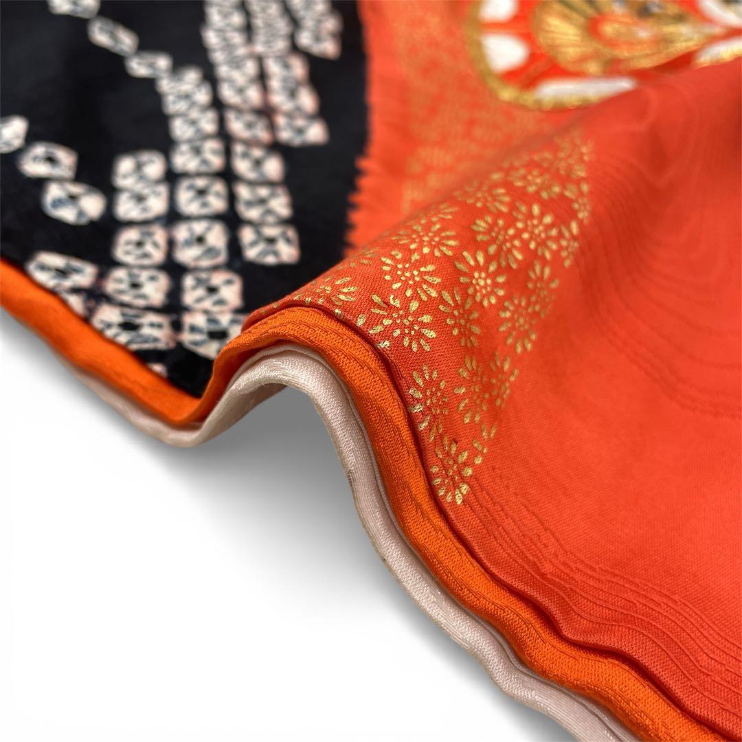 ◎mk-3118　七五三　女の子　着物・帯セット　アンティーク　12-19