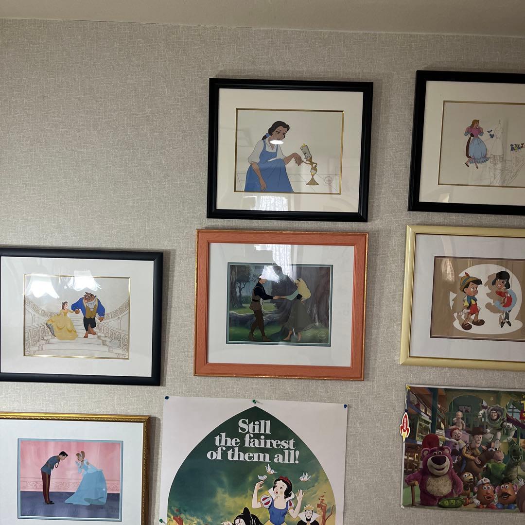 ディズニー　美女と野獣セル画　1990年代　5000枚限定