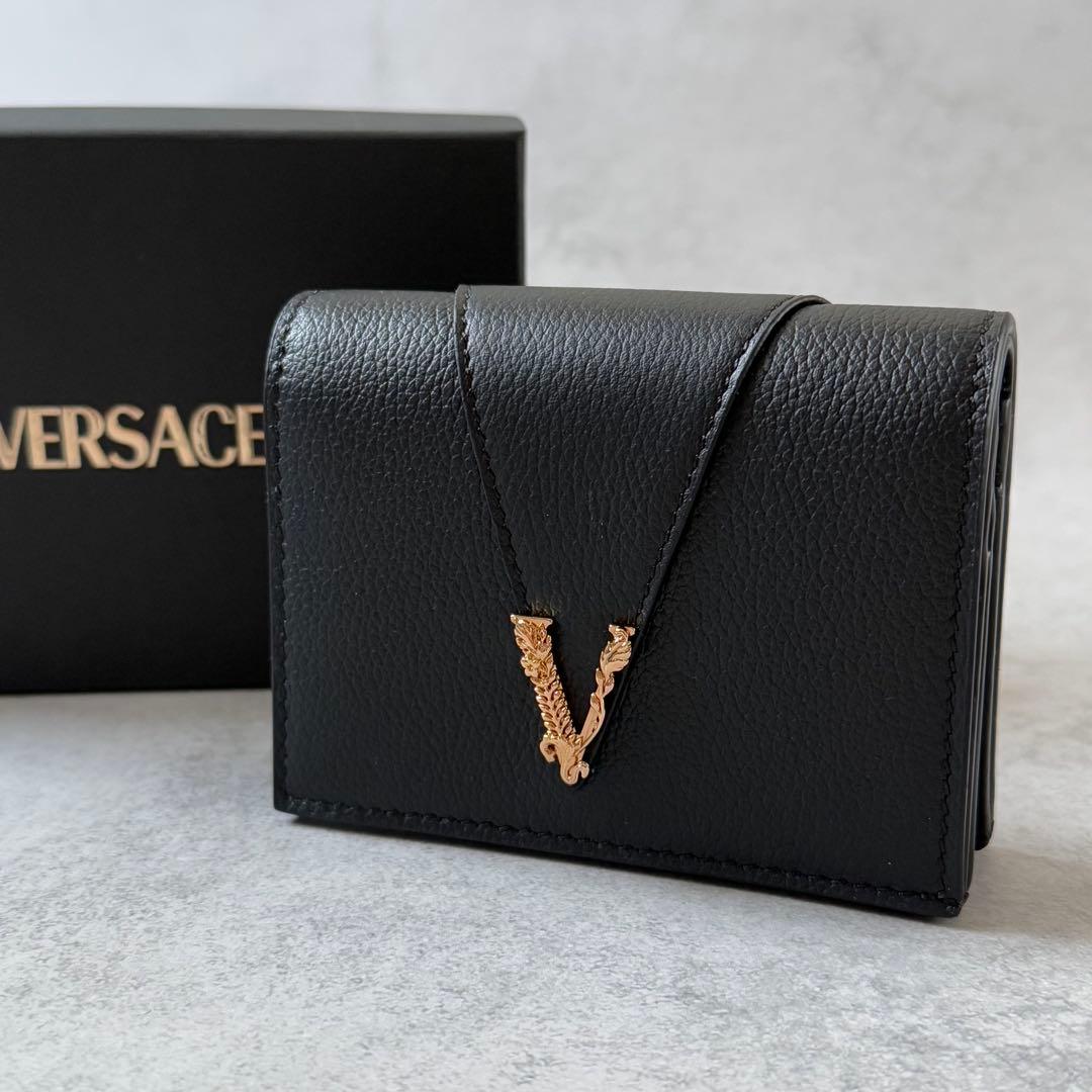VERSACE ヴェルサーチ 折りたたみ財布 VIRTUS 二つ折り