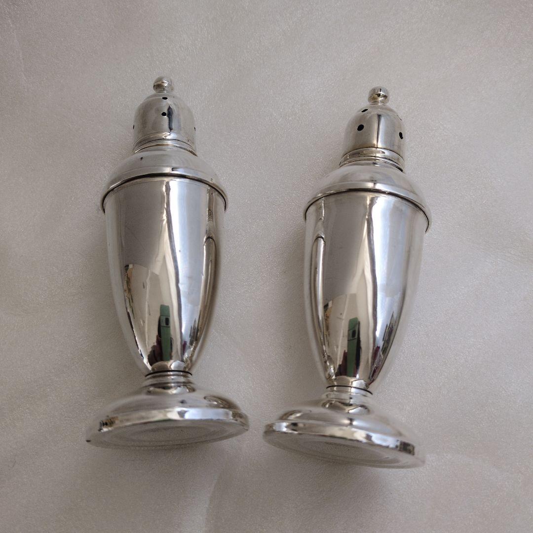 リード＆バートン シルバー　塩胡椒入れ 2個セット　ヴィンテージ