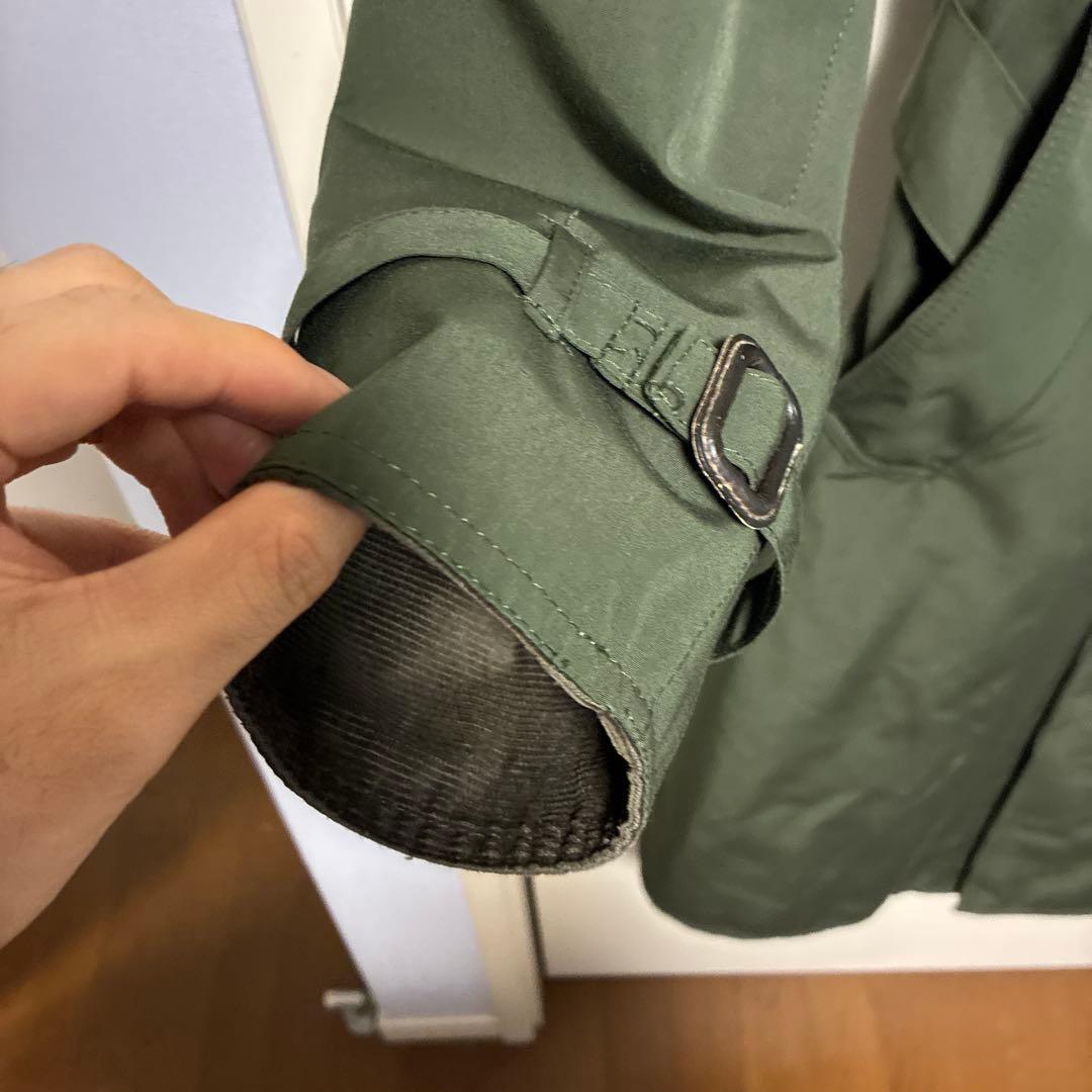 【美品】Barbour バブアー 2LAYER トレンチコート オリーブ 38
