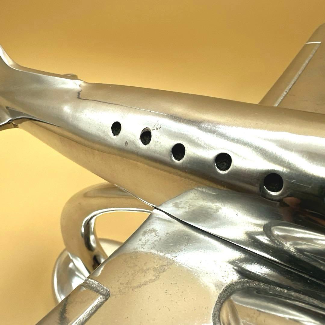 DULTON ダルトン DC-3 plane L 飛行機 アルミ オブジェ 置物